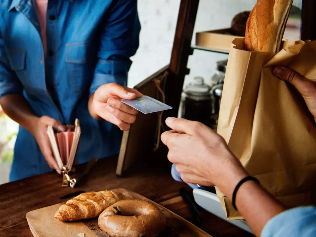 POS report showing sales by staff