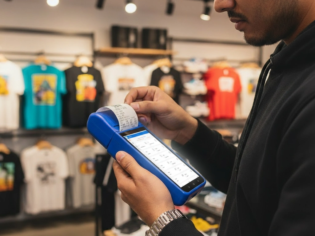 Batch barcode printing for retail items