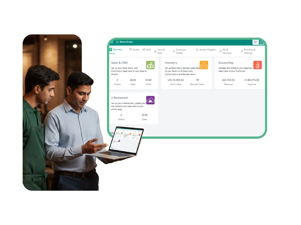 Business Home Dashboard