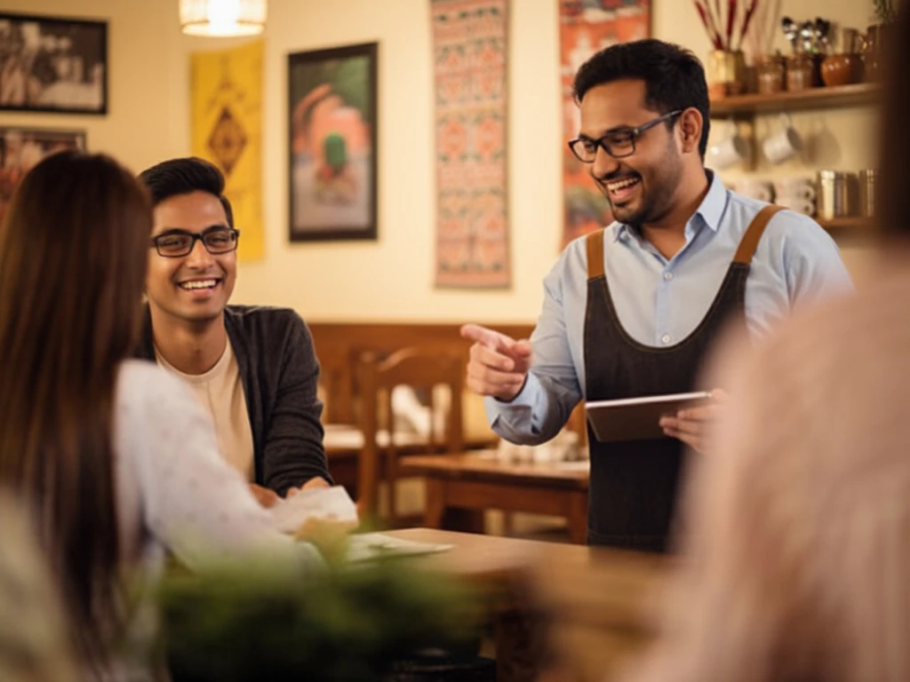 Android tablet and Windows desktop running restaurant POS software