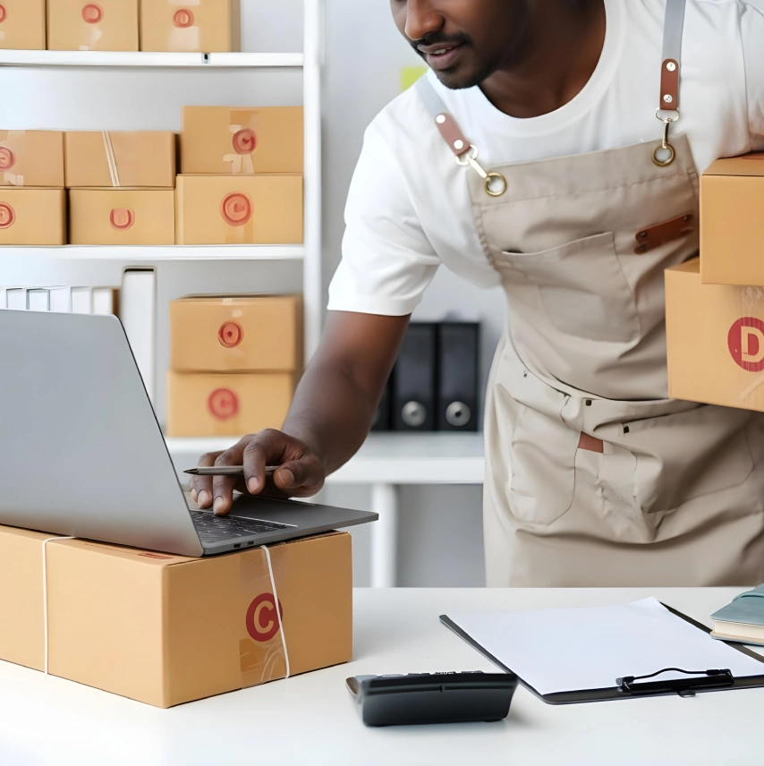 E-commerce order statistics