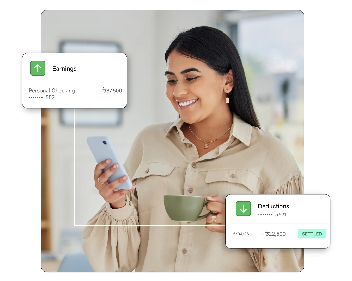 Earnings and deductions control in TruPeople