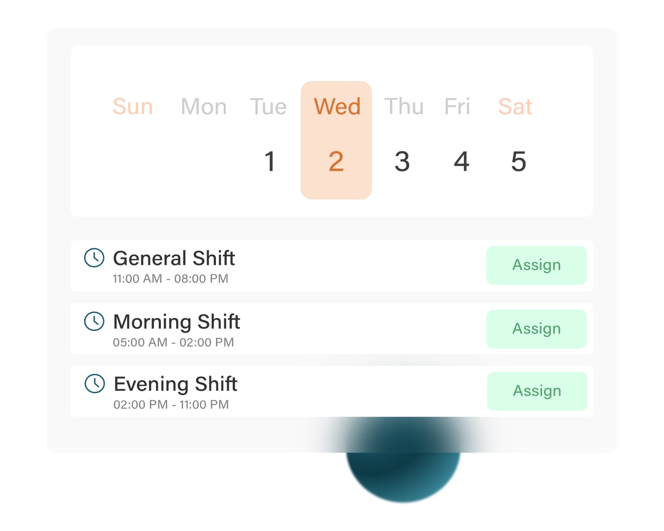 Multi-shift assignments in TruPeople