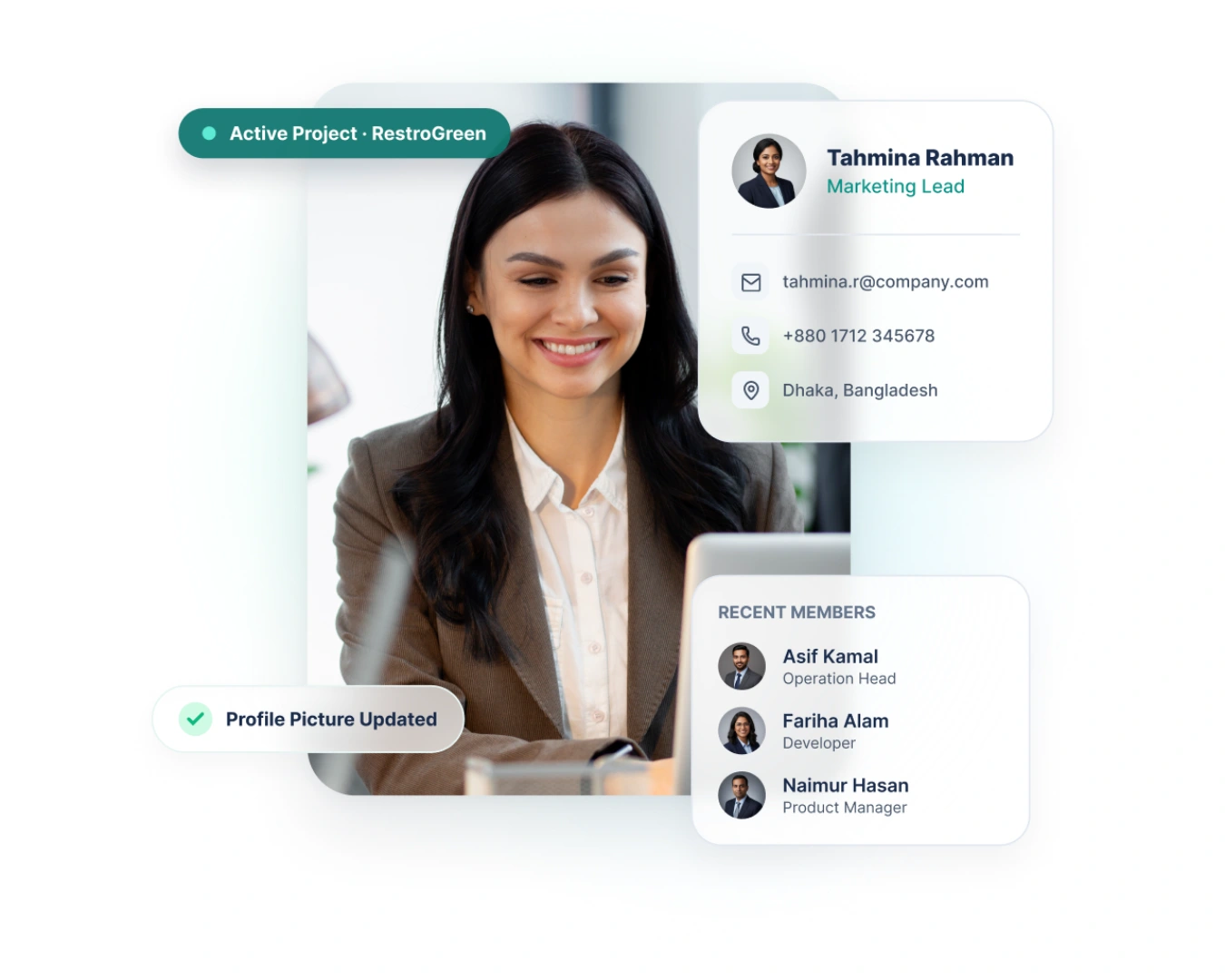 Employee profile personalization in TruPeople