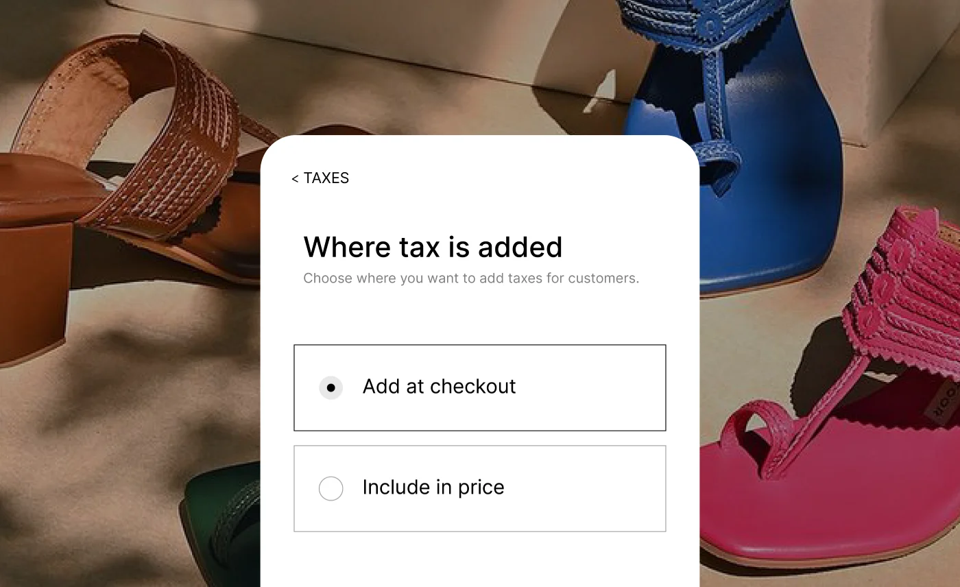 Adjust Taxes for Every Pair
