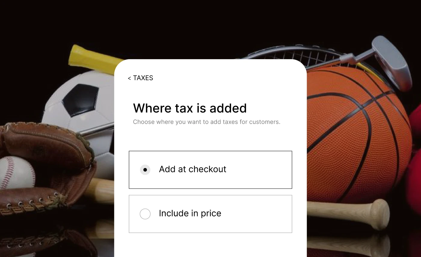 Tax Settings Made for Every Product