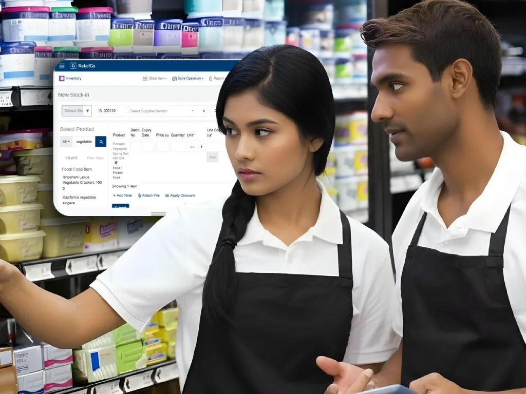 Stock in/out and adjustments