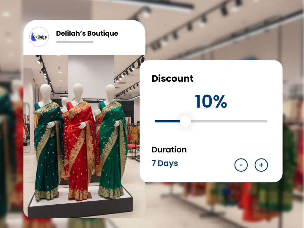 Retail promotional campaign tools interface