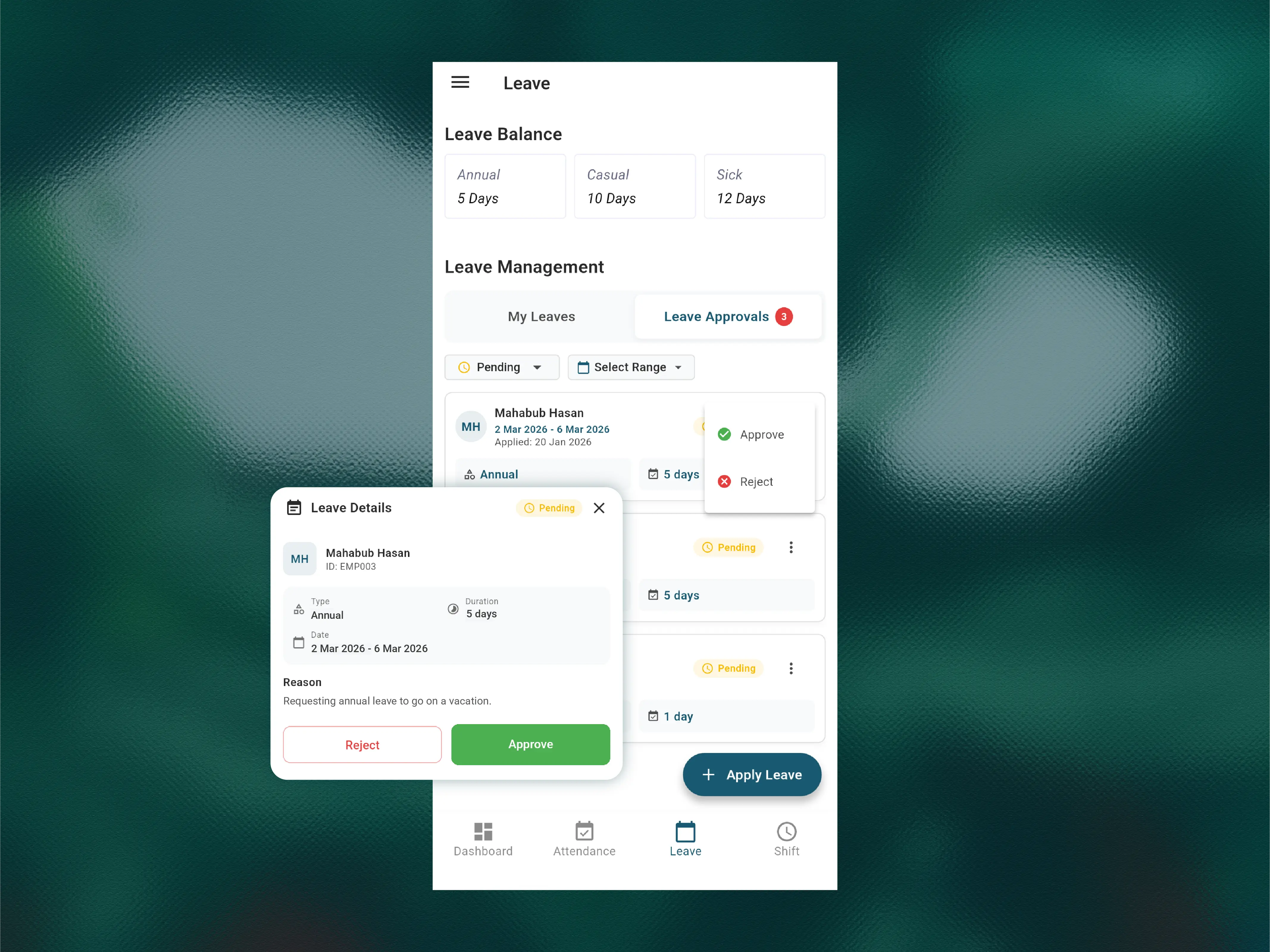 TruPeople manager dashboard